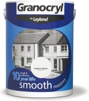 GRANOCRYL MASONRY PAINT WHITE 5 LTR