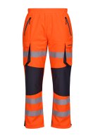 PULSAR® REACT Unisex Hi-Vis Waterproof Orange Overtrousers