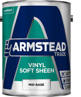 Armstead Trade Vinyl Soft Sheen Mid Base 5L Paint 5218695