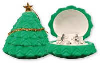 Miniature Nativity Set/5 Figures in Display Box   (8904)