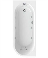 ARC 1700X700MM LH SINGLE ENDED 12 JET WHIRLPOOL BATH & PANEL