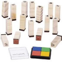 Stamps Spring Meadow 16 Stamps 1 Pigment Stamp Pad (Priced in singles, order in multiples of 1)