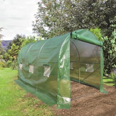 GardenSure Polytunnel Greenhouse Green House With Steel Frame