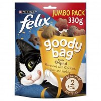 Felix Goody Bag Original Mix Cat Treats 5x330gm 