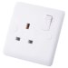 Iona SLS13/S 13 Amp mp 1 Gang Flush Socket Switched