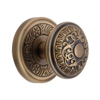 AYD1324-AT - Heritage Brass Mortice Knob on Rose Aydon Design Antique Brass Finish