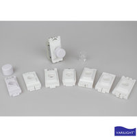 Varilight VARGJP100WMK GJP100WMK 2-Way Push-On/Off Rotary LED Grid Dimmer 0-120W