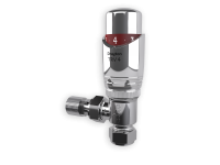 Drayton TRV4 Chrome 15mm Straight with Lockshield 07 05 175