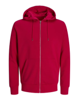 Sweat Hoodie with Zip Red XXLarge 