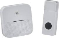 Knightsbridge Plug-In Wireless Door Bell + Chime White DC013