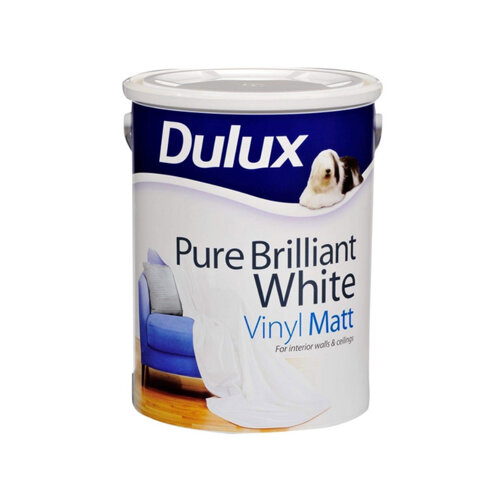 Dulux Vinyl Matt - Pure Brilliant White 5L