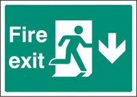 Fire exit down - A4 rp