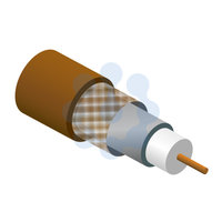 1.25sq Coaxial Cable Brown 100mtr Reel