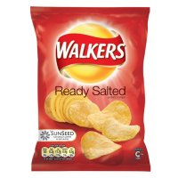 Walkers Ready Salted Crisps- 32x32.5g