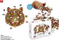 Rainbow Wooden Puzzle Tiger