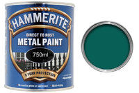 5092825 HM METAL PAINT SMOOTH DARK GREEN 750ML