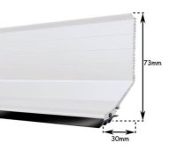Exitex Twinwall Lean To Flashing Profile 3mtr White