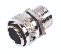 25mm Brass Nickel Plated Gland for Flexible Steel Conduit