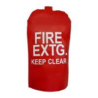 HD Red Vinyl Fire Extinguisher Cover, 15-30 lb. (27" x 16")