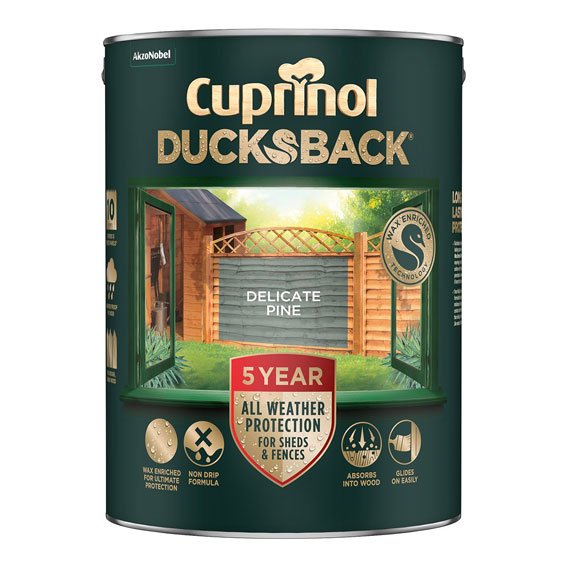 Cuprinol Ducksback Delicate Pine 5 Year Colour & Weather Protection