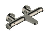 RAK WALL MOUNTED EXPOSED THERMOSTATIC BATH SHOWER MIXER IN BRUSHED NICKEL (RAK-PORTOFINO, RAK-POSITANO, RAK-ISHIA AND RAK-SORRENTO)