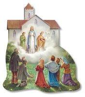 Wood Fridge Magnet/Knock Apparition   (33685)