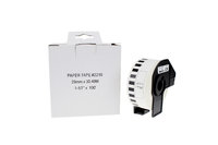 Compatible Brother DK22210 Black on White 29mm x 30.5m Pack of 10