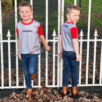 NUGENT KIDS JERSEY GREY 