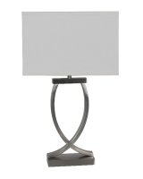Gordes Brushed Nickel Table Lamp
