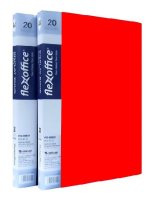 Display Folder 20 Page Red