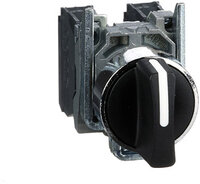 Selector Switch, 3 Position, 120 V, 6 A, Screw Clamp, Harmony XB4 Series