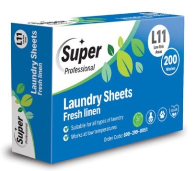 NON-BIO ECO LAUNDRY SHEETS - 100SHEETS