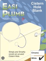 Easi Plumb White Cistern Overflow Stopper