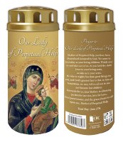 Battery Devotional Candle/Perpetual  (87856)