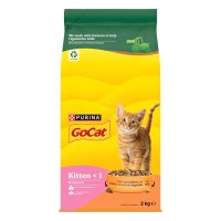 Go Cat 12606753 Complete Kitten Chicken Milk and Carrot Dry Cat Food 4x2kg