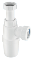 McAlpine 1 1/4" x 75mm Adjustable Inlet Slim Bottle Trap AA10
