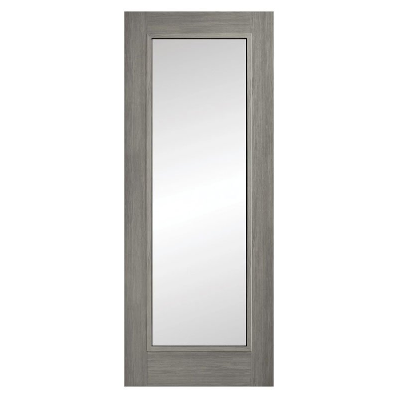E075 Daiken Shaker Luxury Laminate Grey Clear Glass
