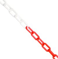 6mm Chain 25m Red/White