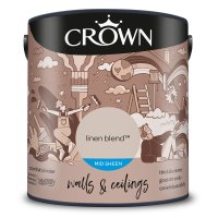 Crown Paint Mid Sheen Linen Blend 2.5l