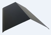 Ridge Capping for Grey Box Profile 200x200mm 3 Metre