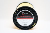 Victor Dual Cut Professional Nylon Line &Oslash;3.3mm Spool (764ft / 233m)