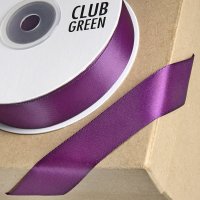 Double Sided Satin Ribbon Plum - 3mm x 25m