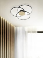 Trio Sedona Black Ceiling Light