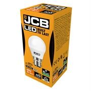 JCB 6W (40W) B22 LED GOLF BALL COOL WHITE 520 LUMENS