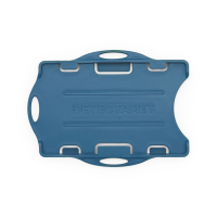Detectamet Metal Detectable Double Sided Swipe / ID Card Holder, Blue