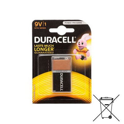 Duracell 9V Battery 6L61