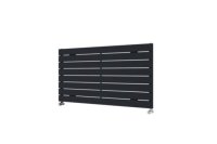 Tucker French Kingswood 604 x 1200mm Single Panel Anthracite Horizontal Radiator (Heating Only)