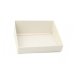 SMART TRAY CREAM 280X220X90 HIGHBACK LOWFRONT