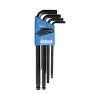 9PC METRIC BALL END HEX KEY SET