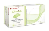 CRANBERRY - CHERISH GLOVES POWDER FREE LARGE